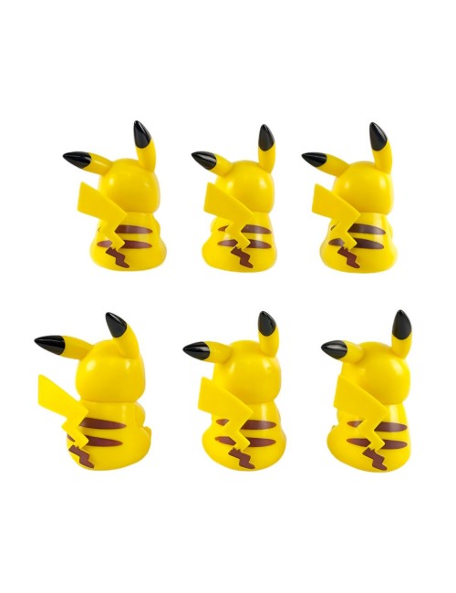 Figura Coleccionable Pokemon Pikachu Comiendo X 6 Unidades