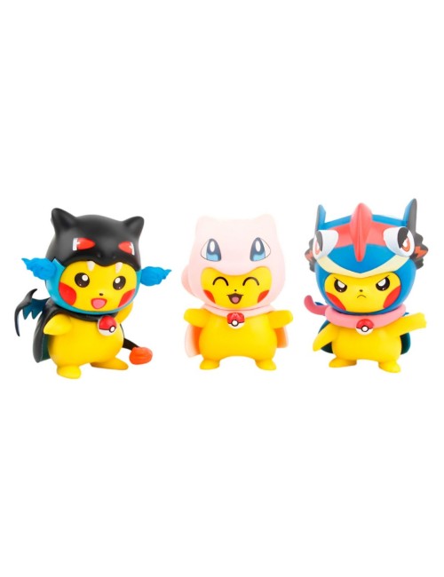 Figura Coleccionable Pokemon Pikachu Disfraz X 6 Unidades