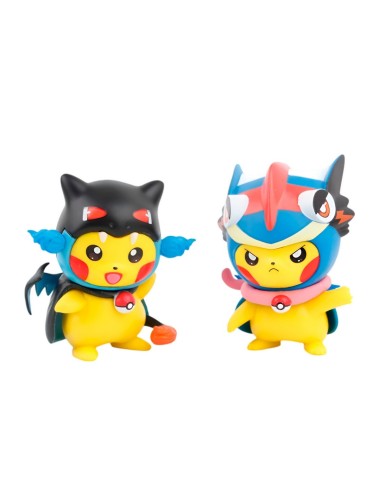 Figura Coleccionable Pokemon Pikachu Disfraz X 6 Unidades