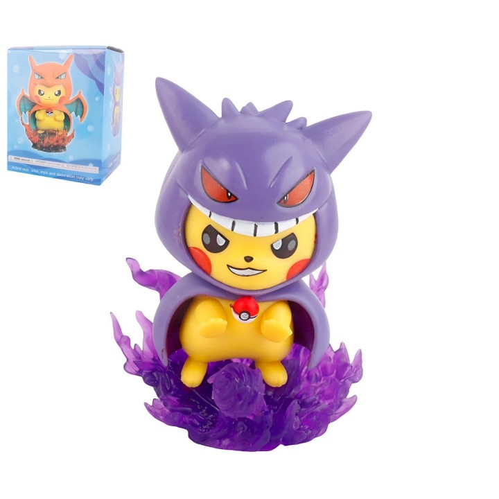 Figura Coleccionable Pokemon Pikachu Disfraces X 6 Unidades