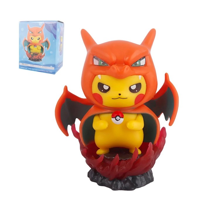 Figura Coleccionable Pokemon Pikachu Disfraces X 6 Unidades