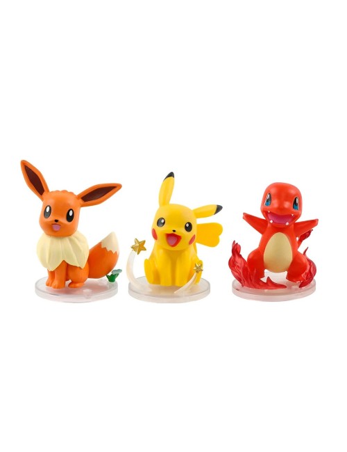 Figura Coleccionable Pokemon Pikachu Personajes X 6 Unidades