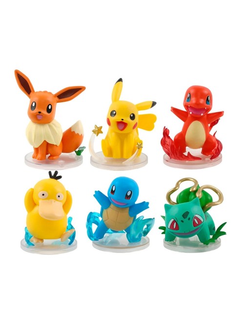 Figura Coleccionable Pokemon Pikachu Personajes X 6 Unidades