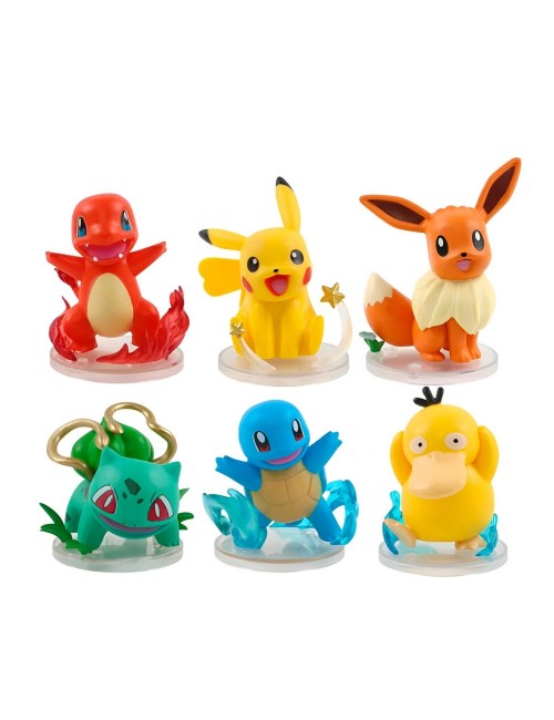 Figura Coleccionable Pokemon Pikachu Personajes X 6 Unidades