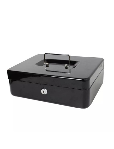 Caja Menor Fuerte Mediana Metálica Llave Guarda Plata Dinero