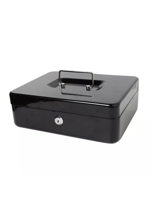 Caja Menor Fuerte Mediana Metálica Llave Guarda Plata Dinero