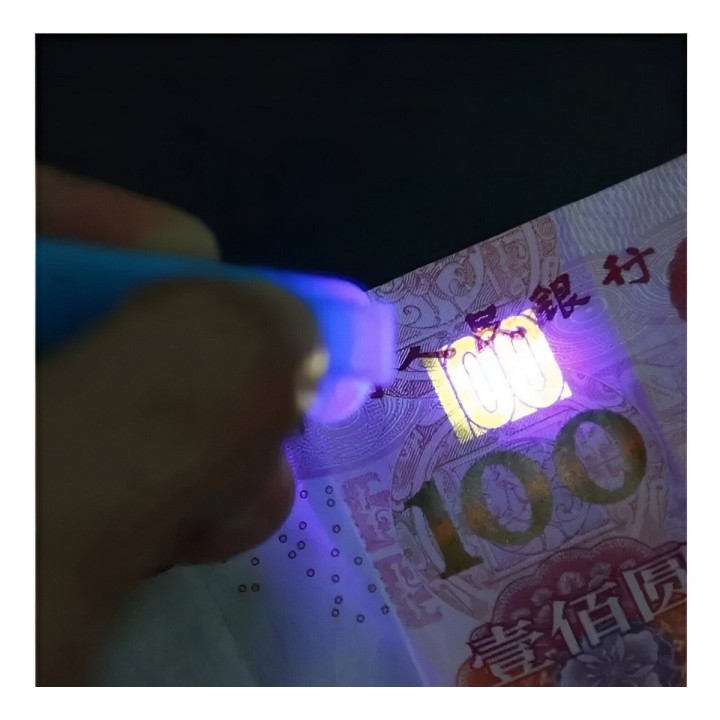Marcador Probador Billetes Falsos Luz Uv Portable