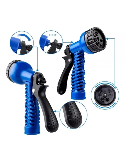 Manguera Expandible 15 Metros Flexible Aspersor Multiusos