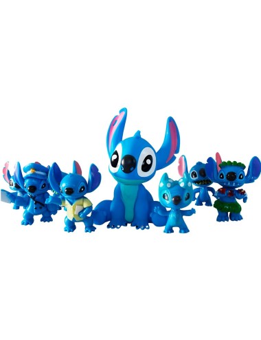 Figura Coleccionable Set Stitch X 8 Unidades