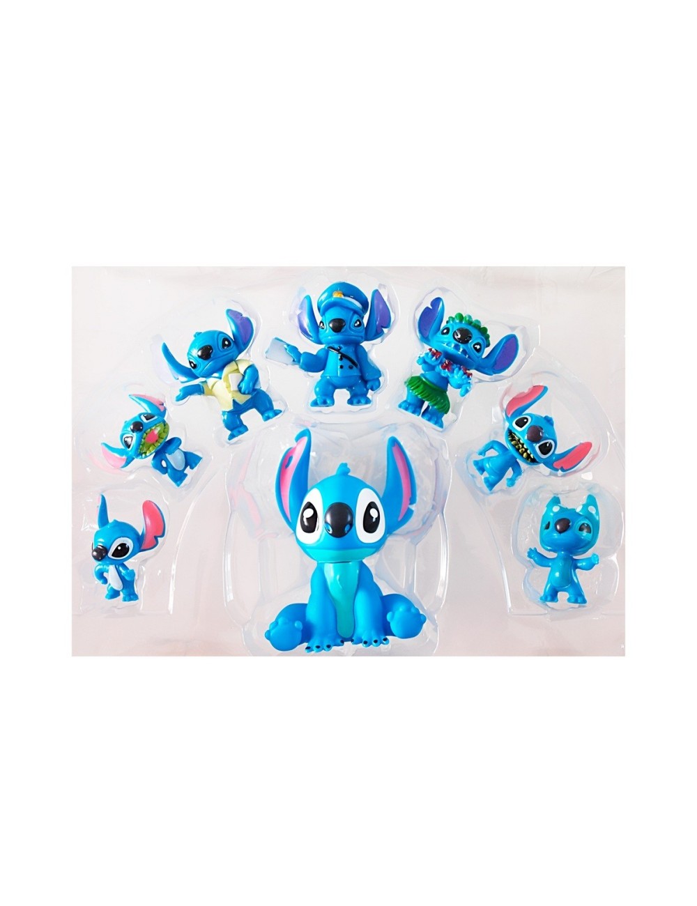 Figura Coleccionable Set Stitch X 8 Unidades