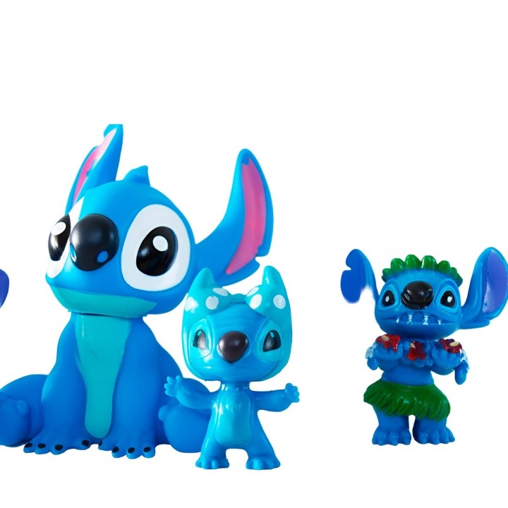 Figura Coleccionable Set Stitch X 8 Unidades