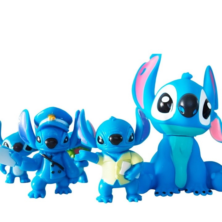 Figura Coleccionable Set Stitch X 8 Unidades
