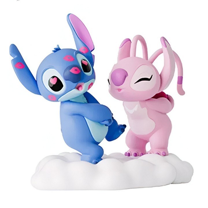 Figura Coleccionable Set Angel Stitch Amor