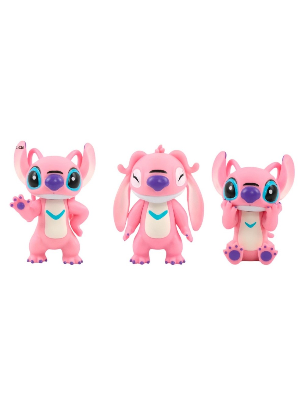 Figura Coleccionable Angel Stitch X 6 Unidades