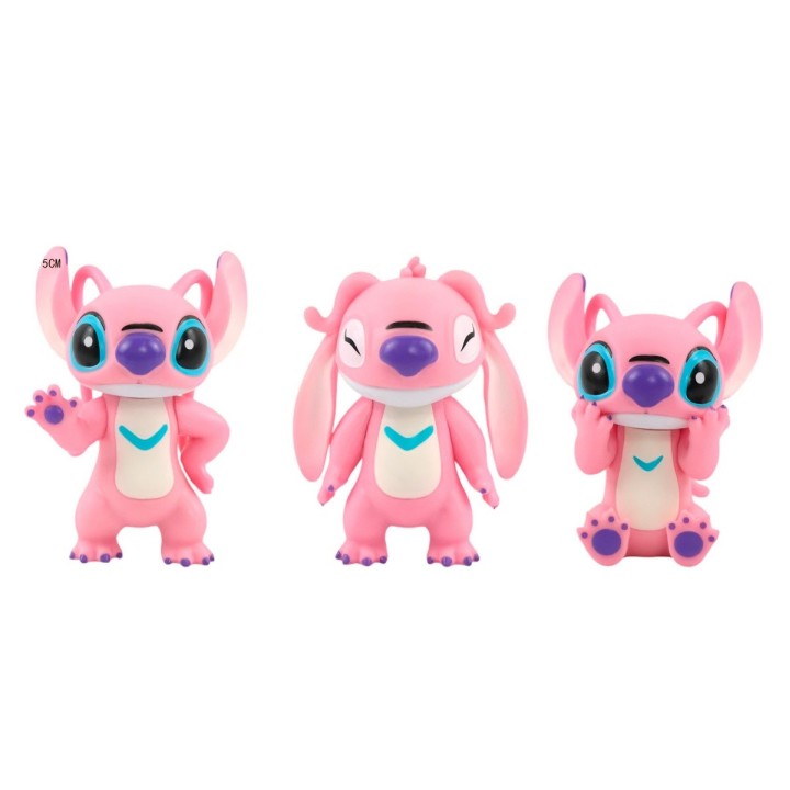Figura Coleccionable Angel Stitch X 6 Unidades