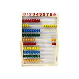 Abaco Aprendizaje Matematica Numeros En Madera Interactivo