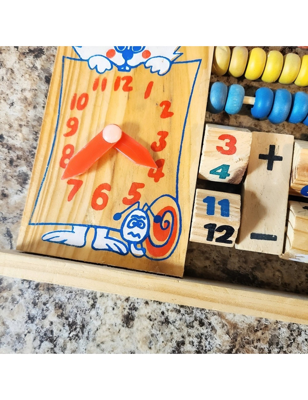 Abaco Juego De Madera Operaciones Matematica Aprendizaje