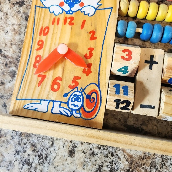 Abaco Juego De Madera Operaciones Matematica Aprendizaje