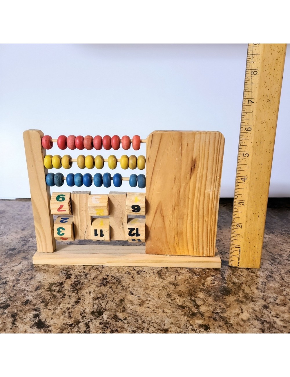 Abaco Juego De Madera Operaciones Matematica Aprendizaje