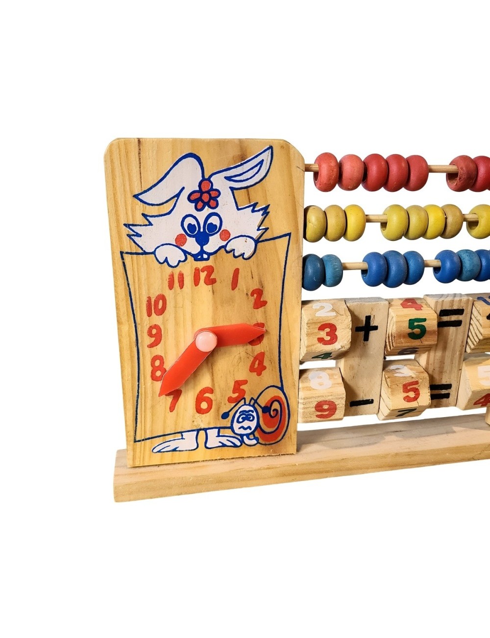 Abaco Juego De Madera Operaciones Matematica Aprendizaje