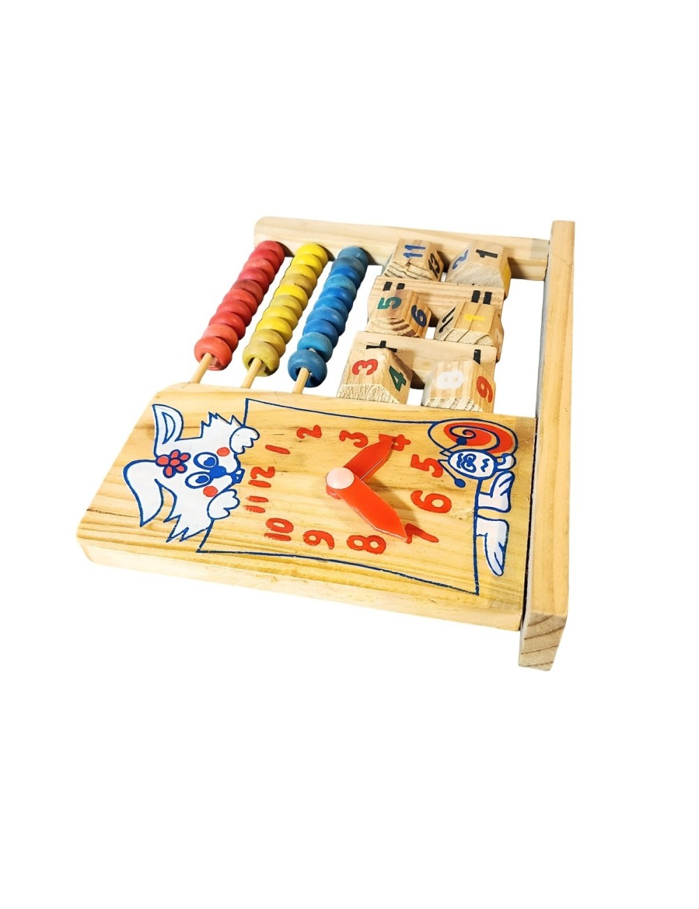 Abaco Juego De Madera Operaciones Matematica Aprendizaje