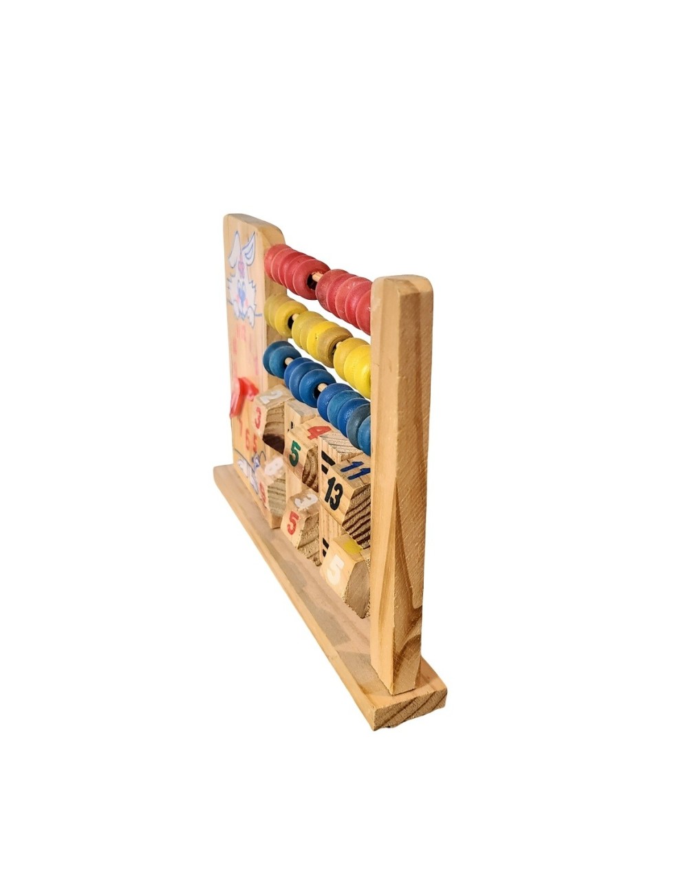 Abaco Juego De Madera Operaciones Matematica Aprendizaje