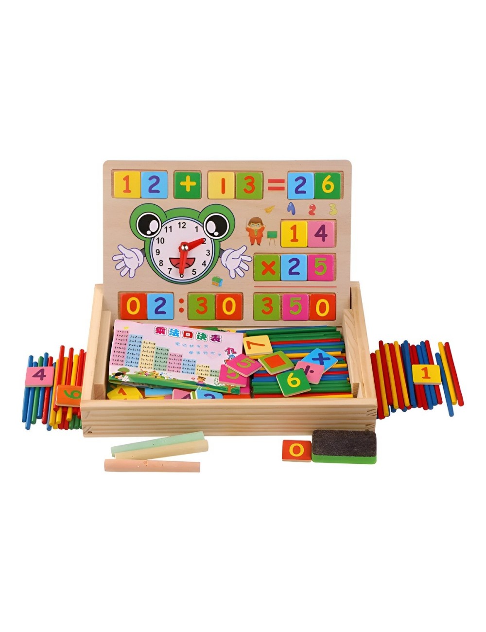 Caja De Operaciones Matematica Aprendizaje Tablero Didactico