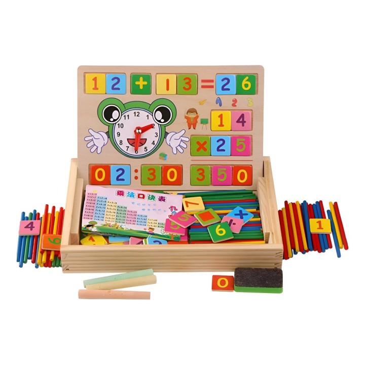 Caja De Operaciones Matematica Aprendizaje Tablero Didactico