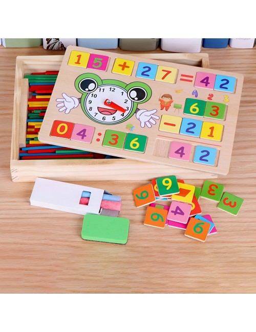 Caja De Operaciones Matematica Aprendizaje Tablero Didactico