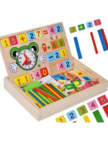 Caja De Operaciones Matematica Aprendizaje Tablero Didactico