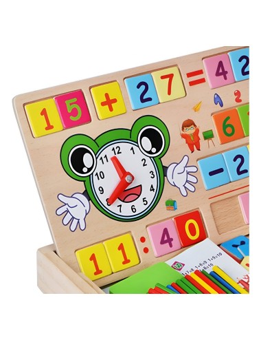 Caja De Operaciones Matematica Aprendizaje Tablero Didactico