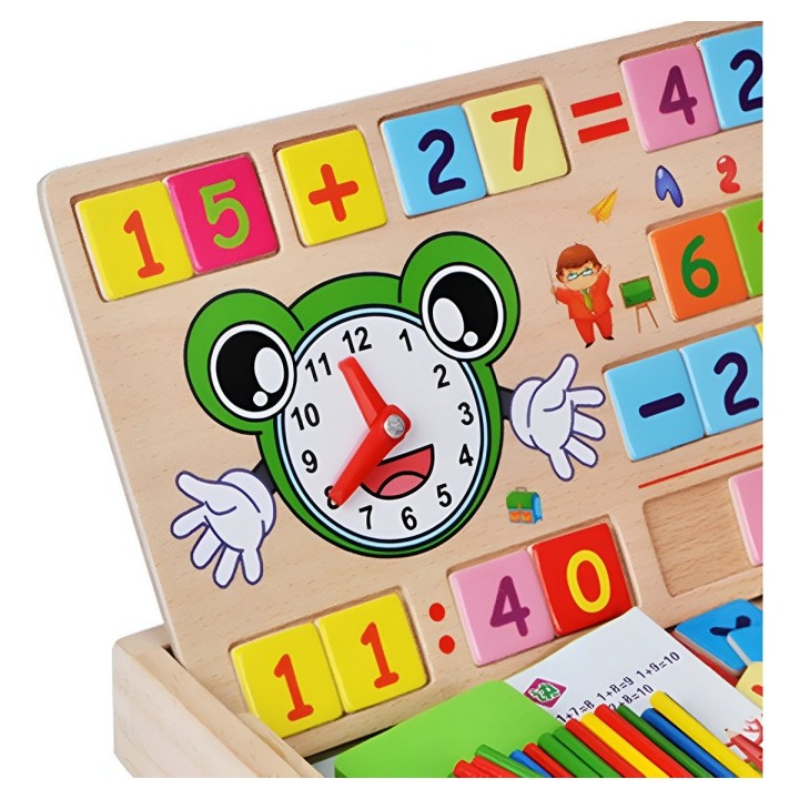 Caja De Operaciones Matematica Aprendizaje Tablero Didactico
