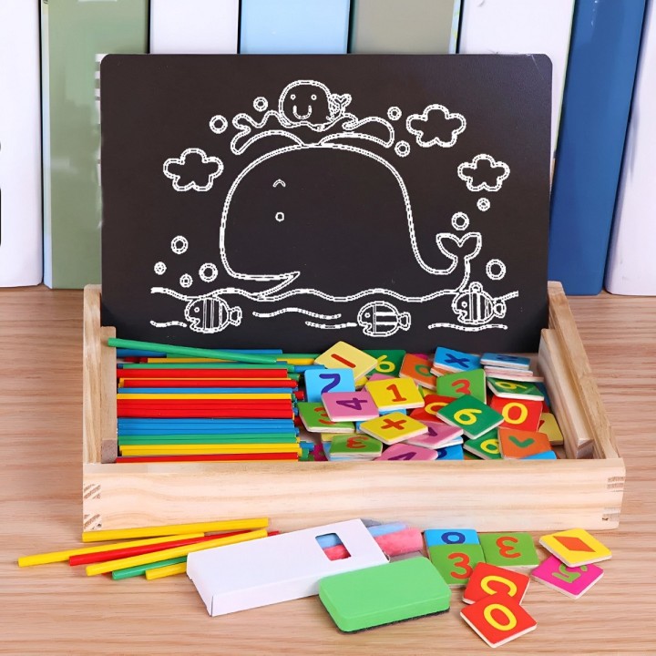 Caja De Operaciones Matematica Aprendizaje Tablero Didactico