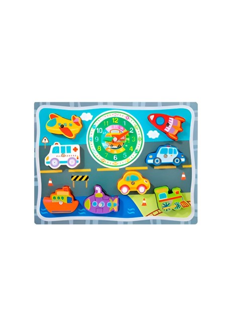 Juego De Madera 2 En 1 Pesca Didactico Figura Y Tablero