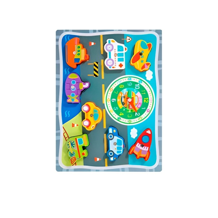 Juego De Madera 2 En 1 Pesca Didactico Figura Y Tablero