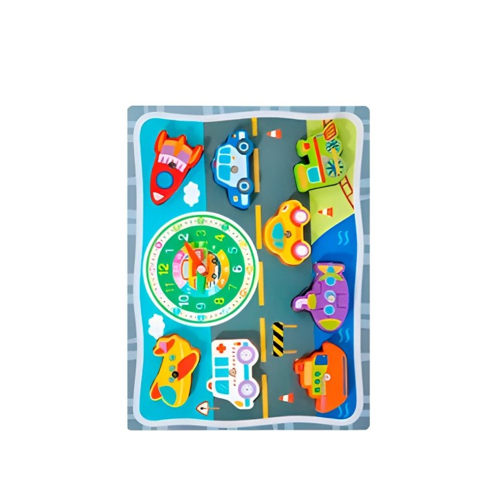Juego De Madera 2 En 1 Pesca Didactico Figura Y Tablero