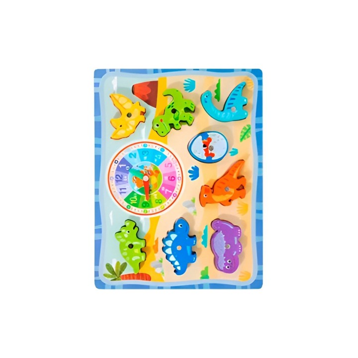 Juego De Madera 2 En 1 Pesca Didactico Figura Y Tablero