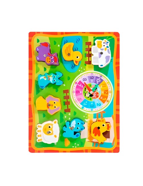 Juego De Madera 2 En 1 Pesca Didactico Figura Y Tablero