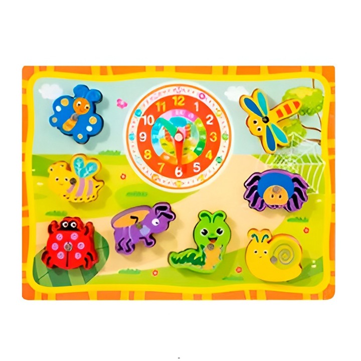 Juego De Madera 2 En 1 Pesca Didactico Figura Y Tablero