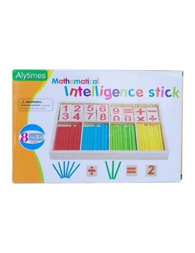 Juego De Madera Aprendizaje Matematica Operaciones Colores