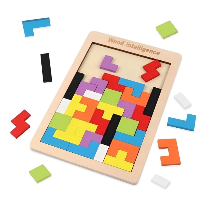 Juego De Mesa Encastre Figura Geometrica Aprendizaje Tagram