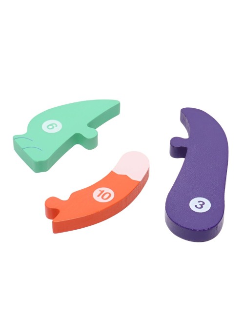 Rompecabezas De Madera Figuras Numero Juguete Interactivo