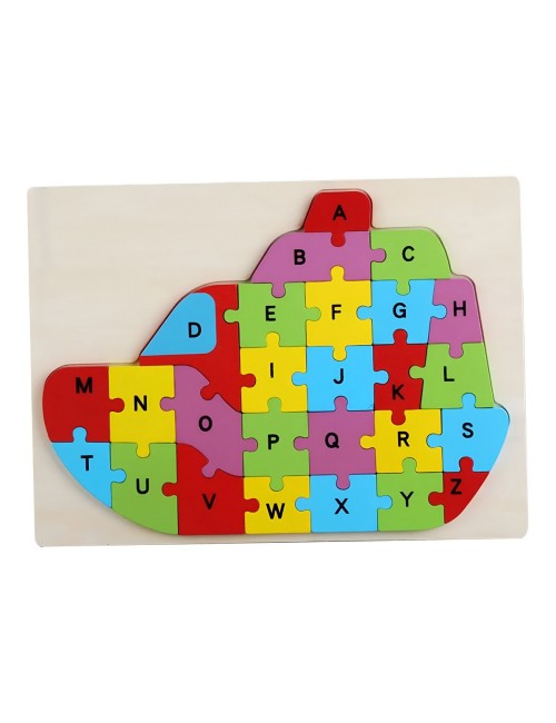 Rompecabezas En Madera Figuras Colores Encastre Desarrollo