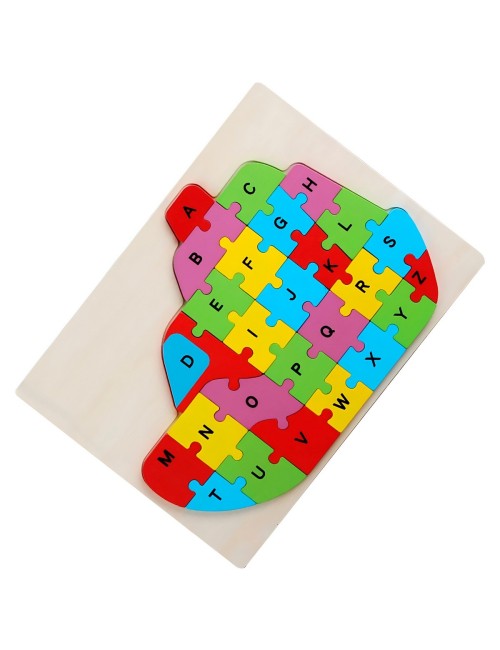 Rompecabezas En Madera Figuras Colores Encastre Desarrollo