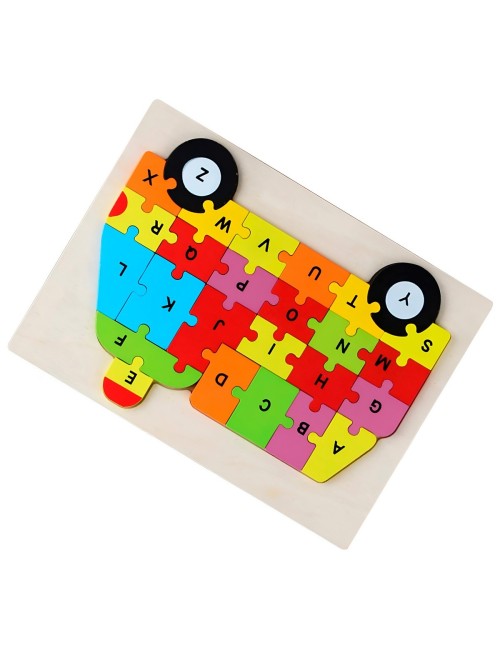 Rompecabezas En Madera Figuras Colores Encastre Desarrollo