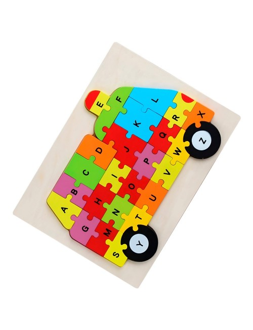 Rompecabezas En Madera Figuras Colores Encastre Desarrollo