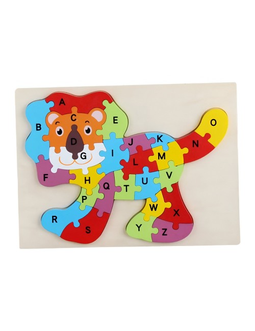 Rompecabezas En Madera Figuras Colores Encastre Desarrollo