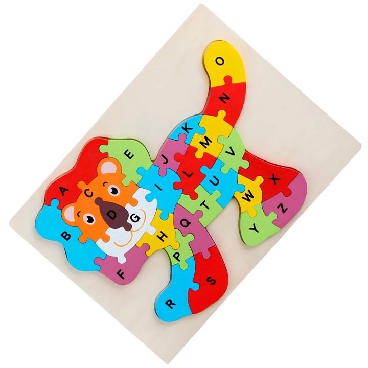 Rompecabezas En Madera Figuras Colores Encastre Desarrollo