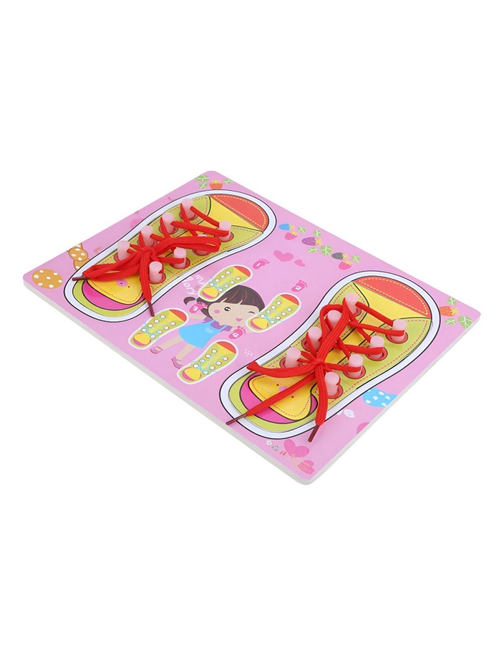 Juego De Mesa Amarrar Zapatos Aprendizaje Interactivo Niñas