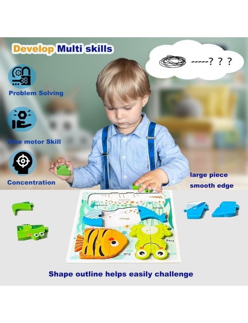 Juego Tablero Encastre Figuras Multicolor Desarrollo Motriz